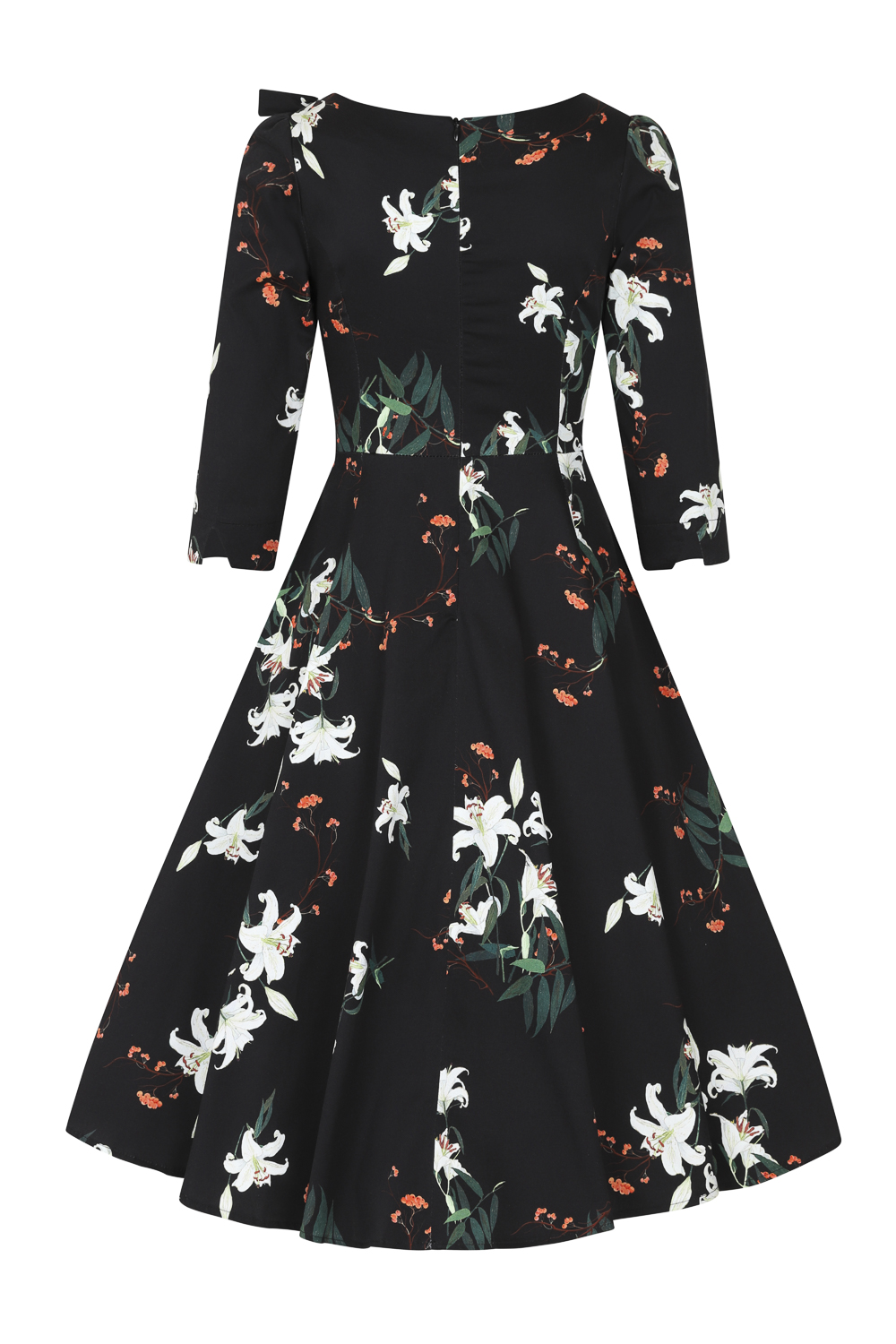 Diana Lilly Floral Swing Dress